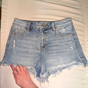 Distressed Denim Women's Shorts